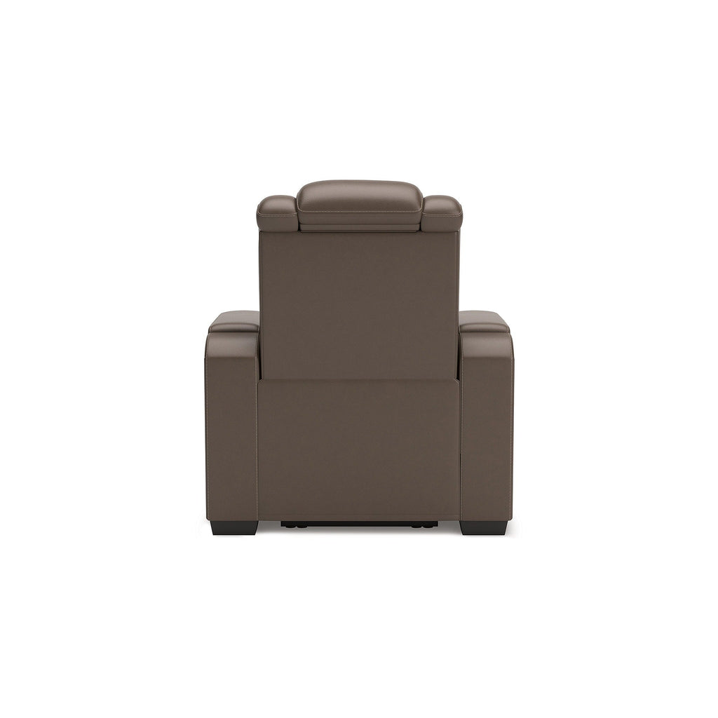 Fauteuil inclinable électrique Signature Design by Ashley à fort impact marron