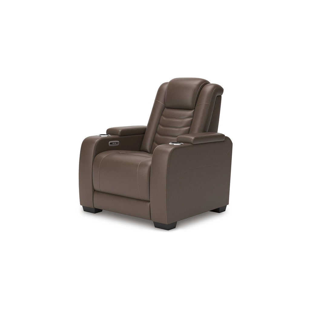 Fauteuil inclinable électrique Signature Design by Ashley à fort impact marron
