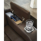 Fauteuil inclinable électrique Signature Design by Ashley à fort impact marron