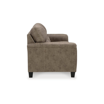 Canapé Signature Design by Ashley Navi marron/beige - 89 L x 38 P x 39 H