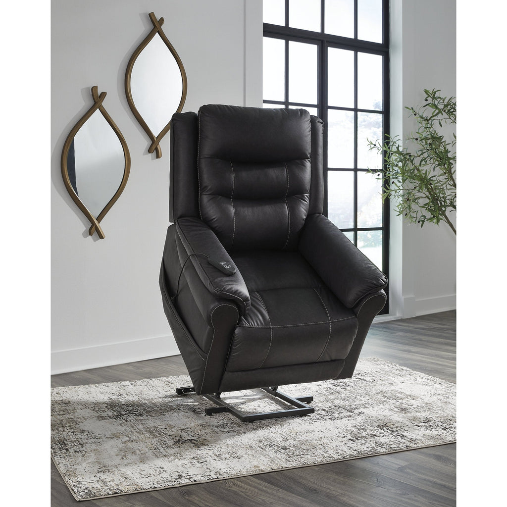 Fauteuil inclinable électrique Signature Design by Ashley Oatman noir