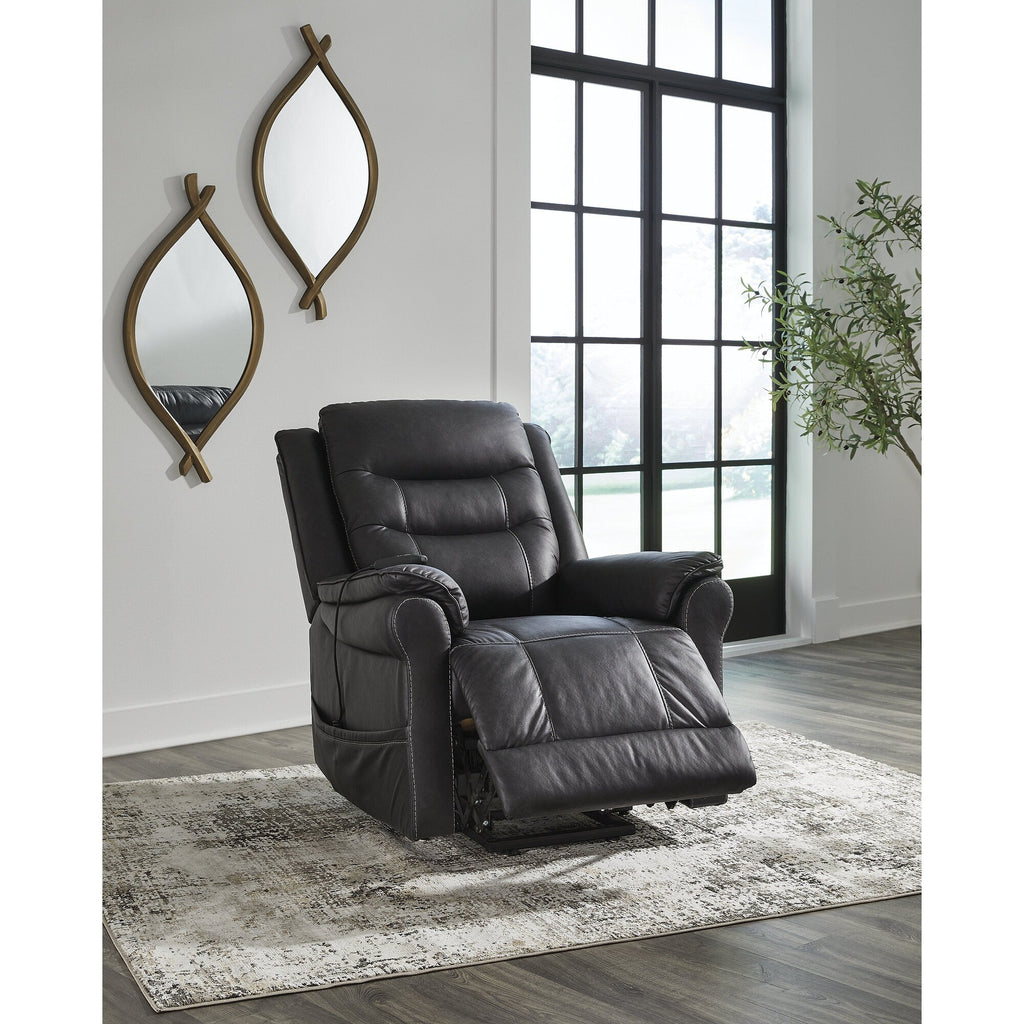 Fauteuil inclinable électrique Signature Design by Ashley Oatman noir