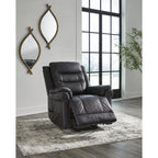 Fauteuil inclinable électrique Signature Design by Ashley Oatman noir