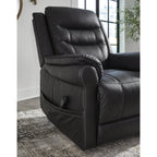 Fauteuil inclinable électrique Signature Design by Ashley Oatman noir