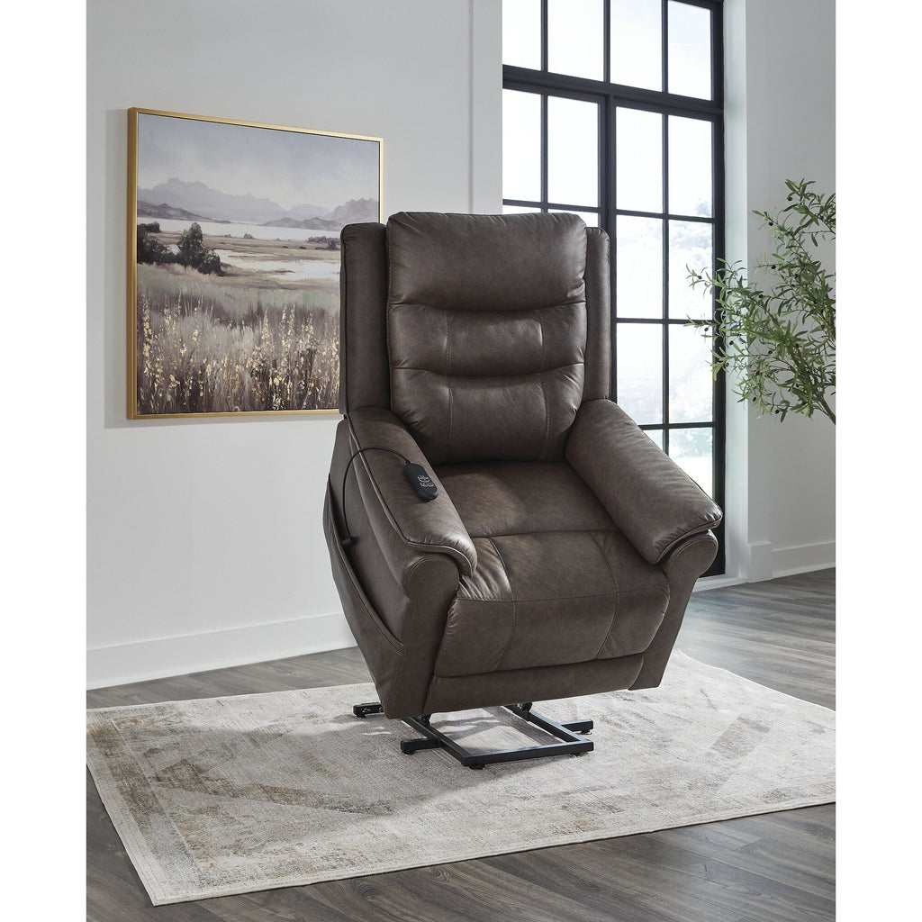 Fauteuil inclinable électrique gris foncé Signature Design by Ashley Oatman