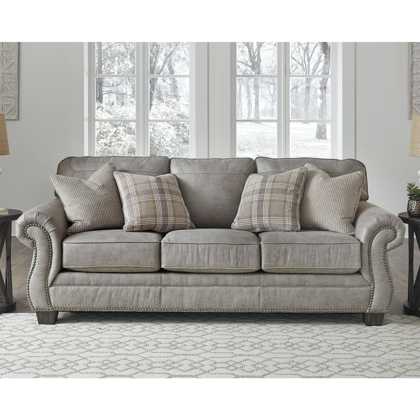 Canapé en acier Signature Design by Ashley Olsberg - 91 L x 38 P x 38 H