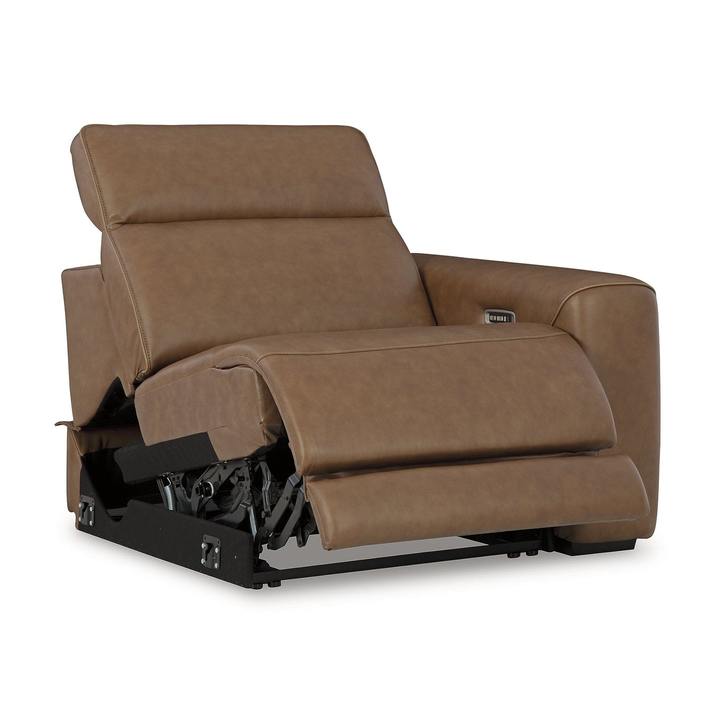 Canapé sectionnel inclinable électrique 3 pièces Signature Design by Ashley Rally-Up Brown - 116 L x 40 P x 34 H