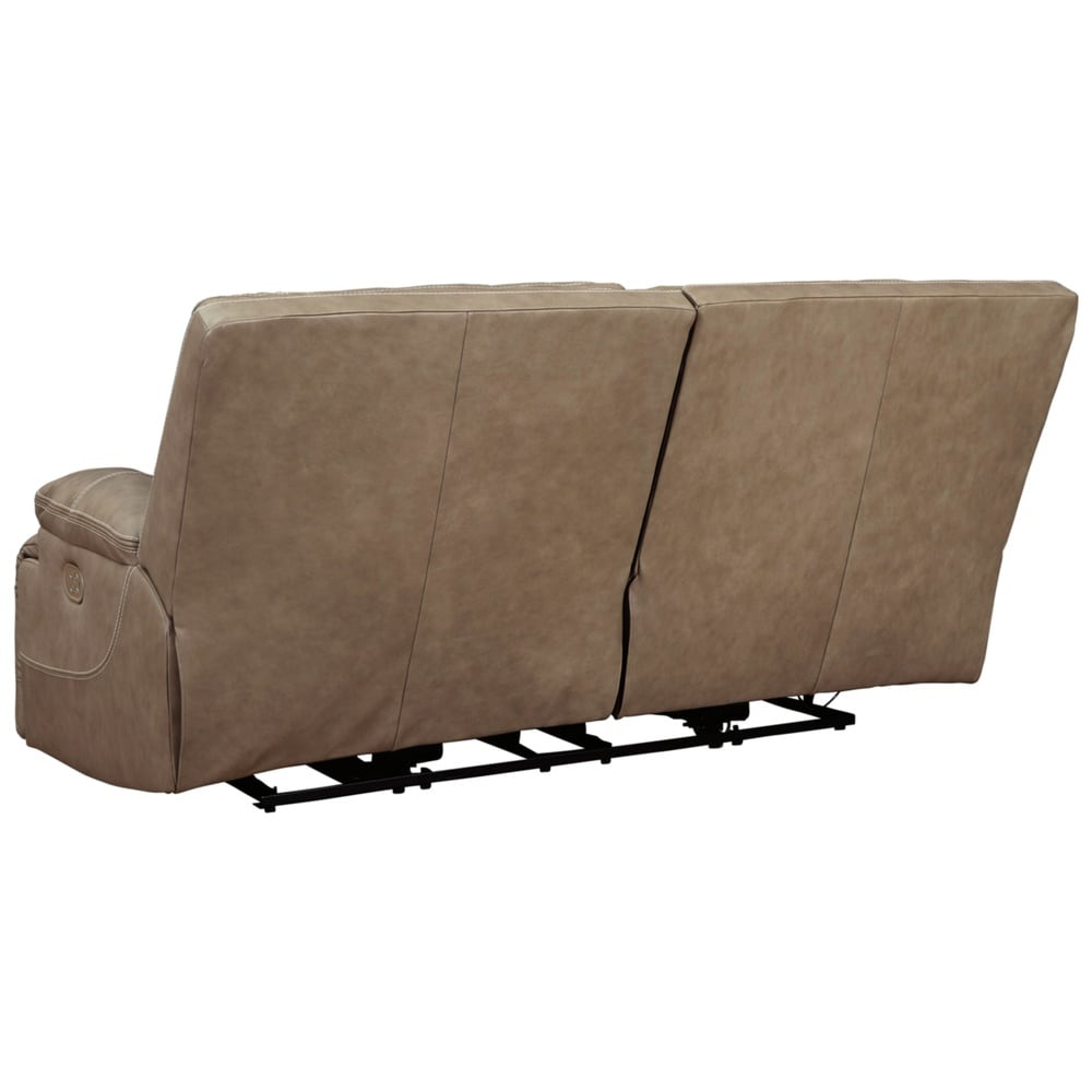 Canapé inclinable double réglable électriquement en cuir Signature Design by Ashley Ricmen