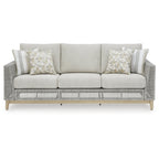 Canapé d'extérieur gris Seton Creek Signature Design by Ashley avec coussin - 82,63 L x 36,25 P x 35,88 H