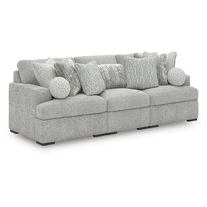 Canapé sectionnel gris Signature Design by Ashley Snodoodle 3 pièces - 113 L x 41 P x 40 H