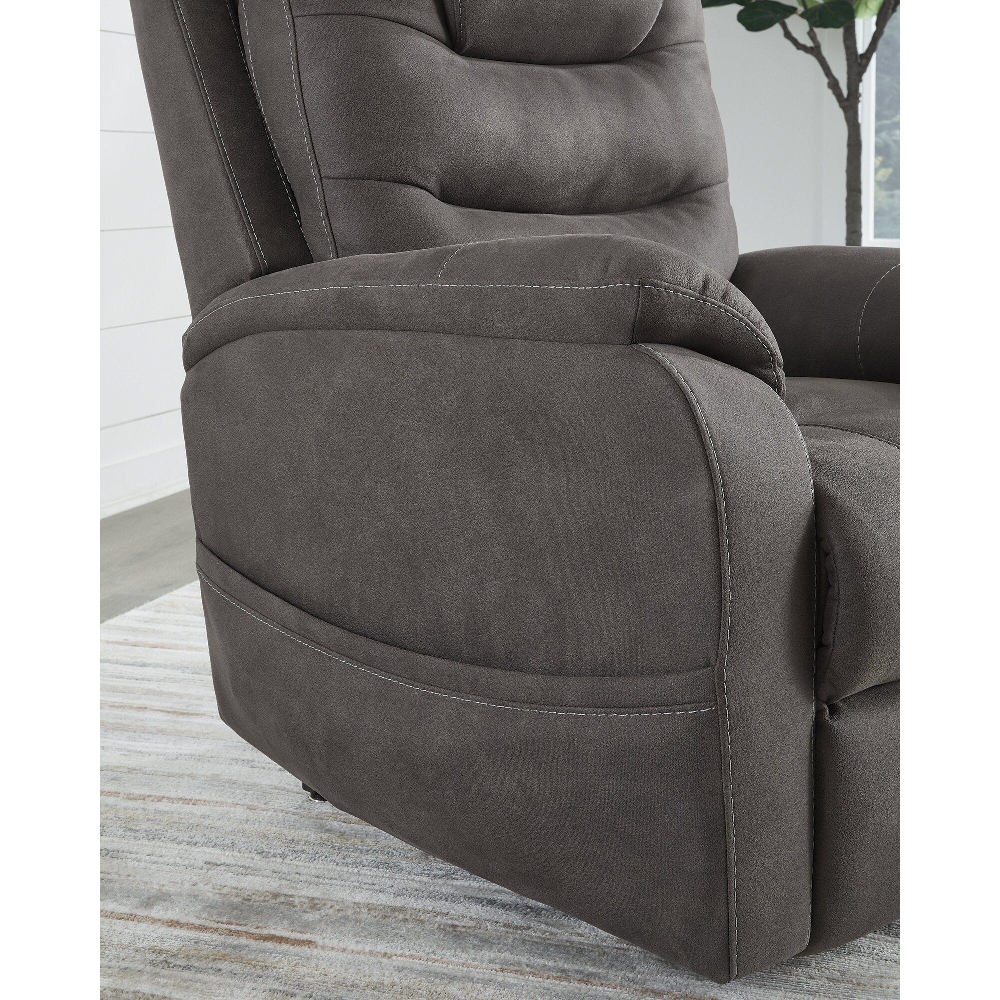 Fauteuil inclinable électrique gris foncé Signature Design by Ashley Snowfield