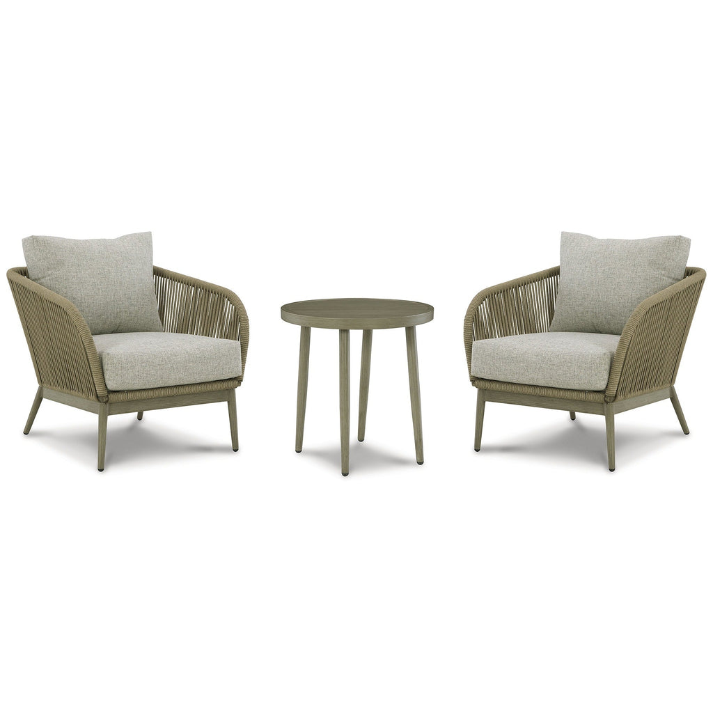 Ensemble extérieur Signature Design by Ashley Swiss Valley brun/beige 3 pièces - 31,13 L x 34,13 P x 31,63 H