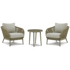Ensemble extérieur Signature Design by Ashley Swiss Valley brun/beige 3 pièces - 31,13 L x 34,13 P x 31,63 H