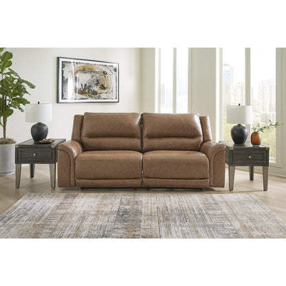Canapé inclinable électrique Signature Design by Ashley Trasimeno Caramel - 92 L x 40 P x 42 H