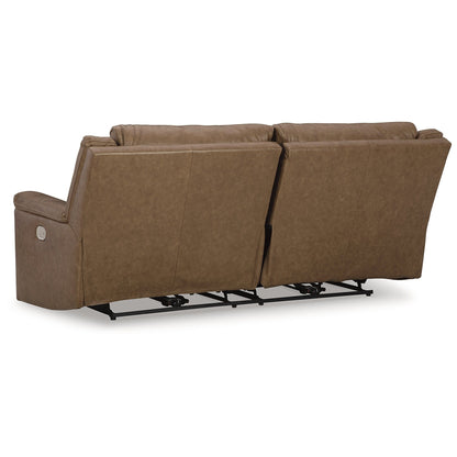Canapé inclinable électrique Signature Design by Ashley Trasimeno Caramel - 92 L x 40 P x 42 H