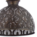 Suspension Sigrid River of Goods en bronze antique avec abat-jour en forme de bol - 11 x 11 x 11,25/70,25