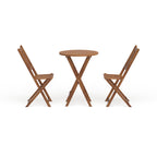 Ensemble bistrot d'extérieur en bois dur d'acacia Silverton par Havenside Home