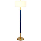 Lampadaire Simone à 2 lumières avec abat-jour en tissu