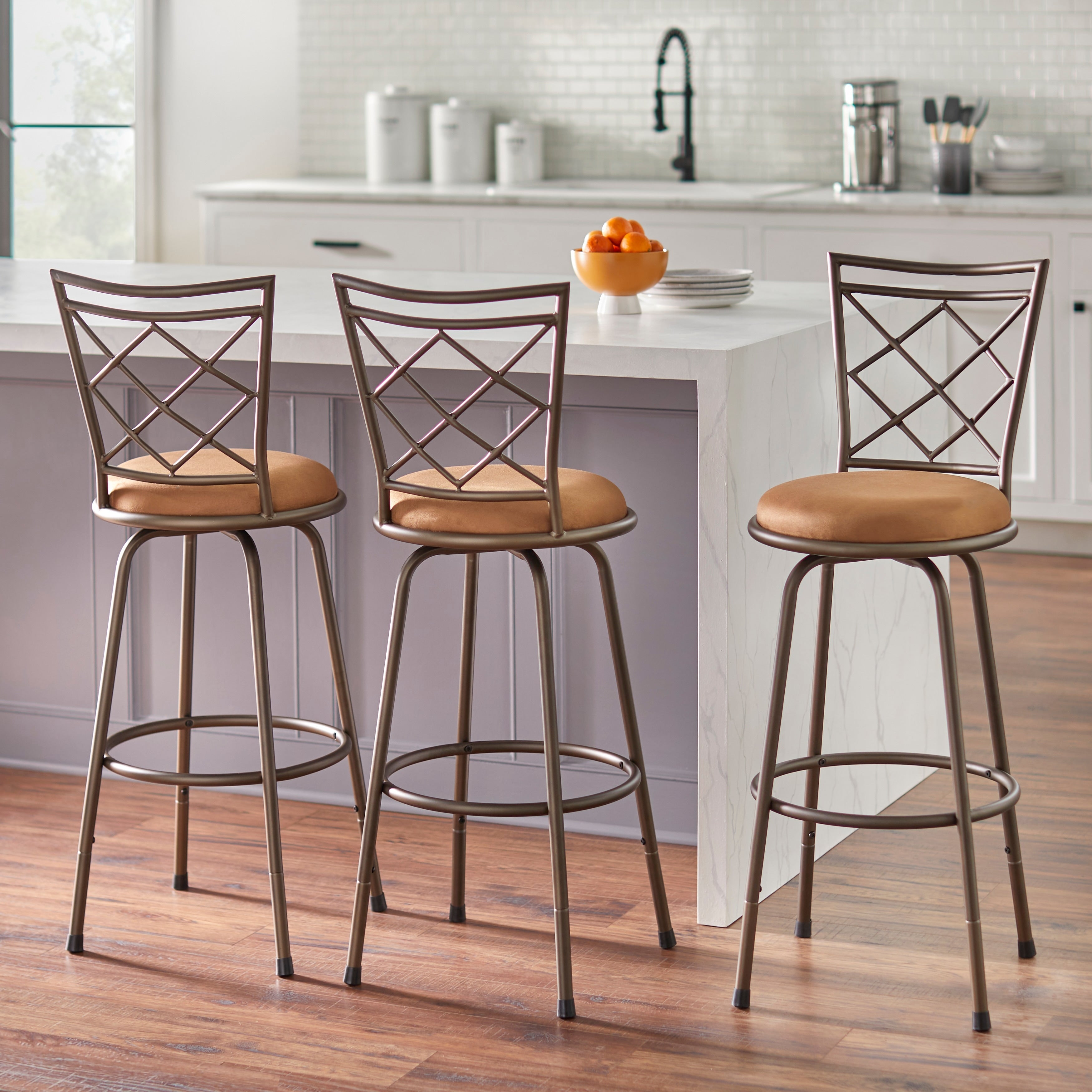 Tabourets pivotants à hauteur réglable Alyssa Simple Living (lot de 3)