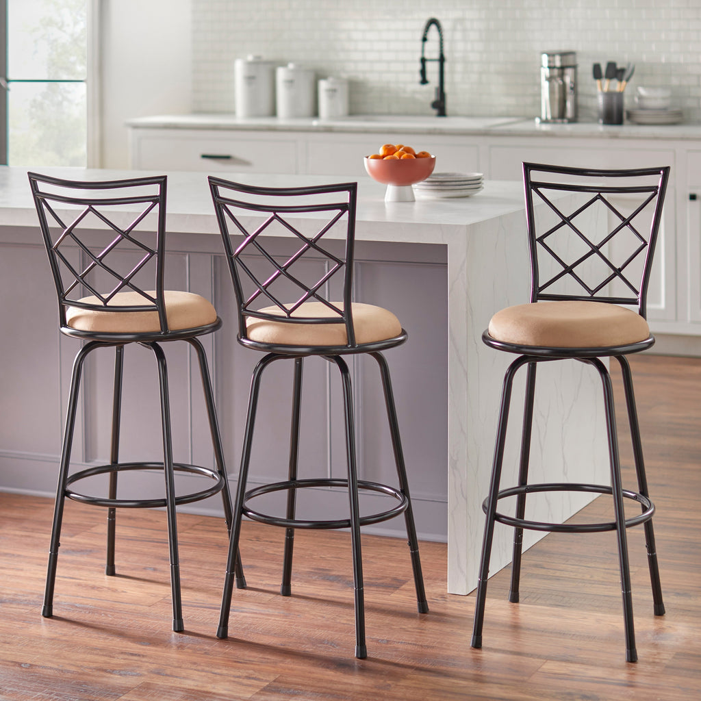Tabourets pivotants à hauteur réglable Alyssa Simple Living (lot de 3)