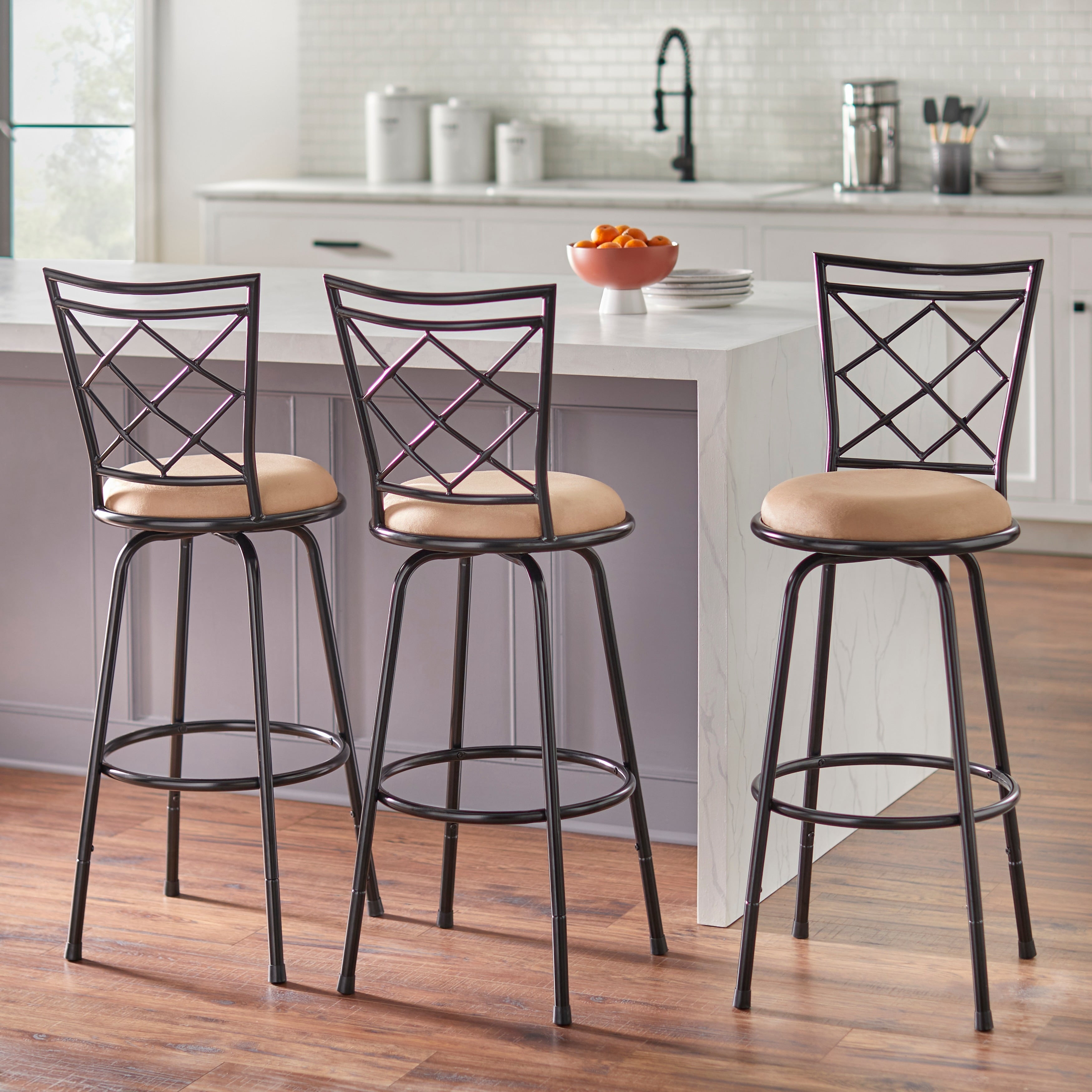 Tabourets pivotants à hauteur réglable Alyssa Simple Living (lot de 3)