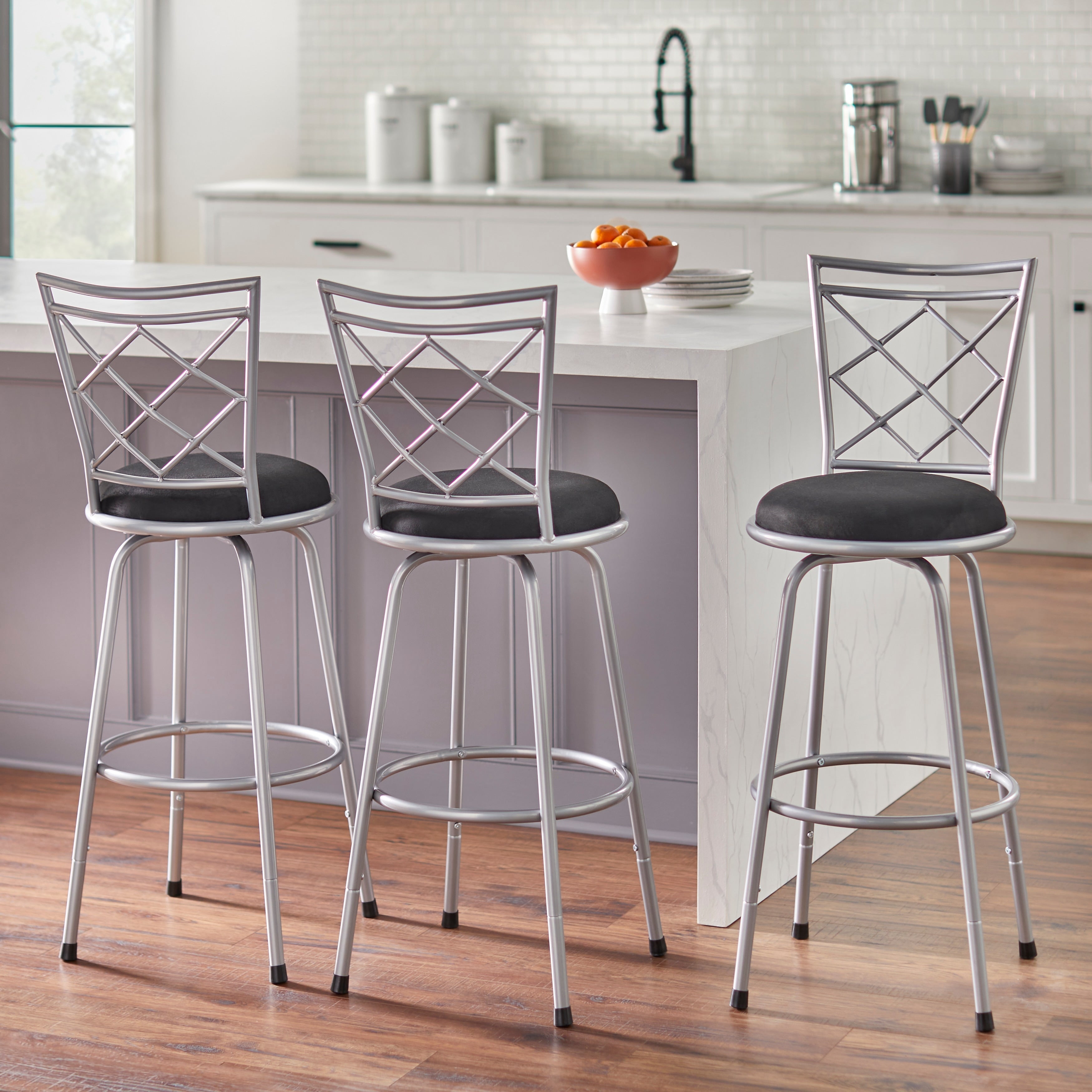 Tabourets pivotants à hauteur réglable Alyssa Simple Living (lot de 3)