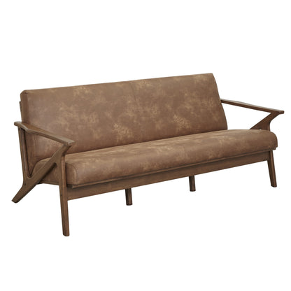 Canapé en bois massif Bianca de style Mid-Century de Simple Living