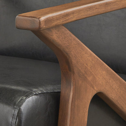 Canapé en bois massif Bianca de style Mid-Century de Simple Living