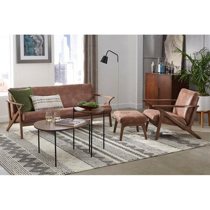 Canapé en bois massif Bianca de style Mid-Century de Simple Living