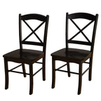 Chaises de salle à manger de style cottage de style simple (lot de 2)