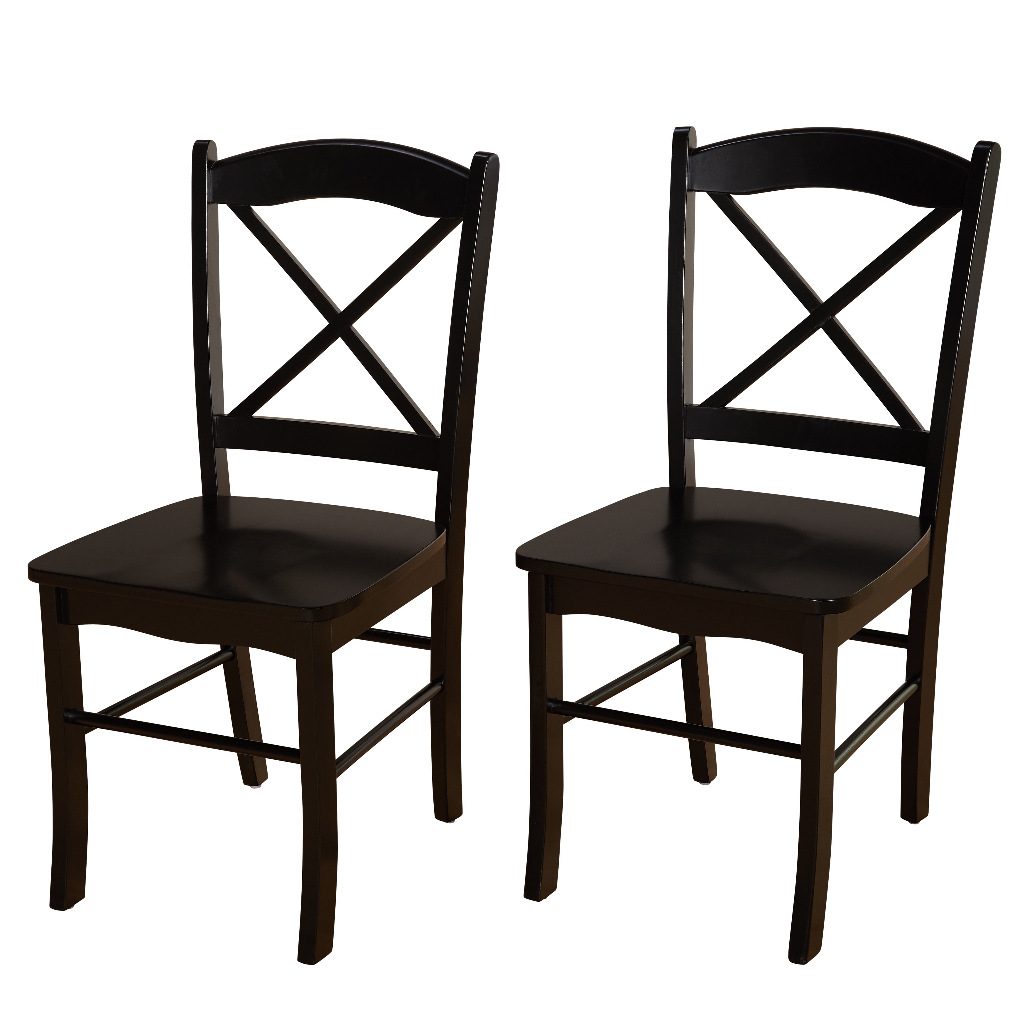 Chaises de salle à manger de style cottage de style simple (lot de 2)
