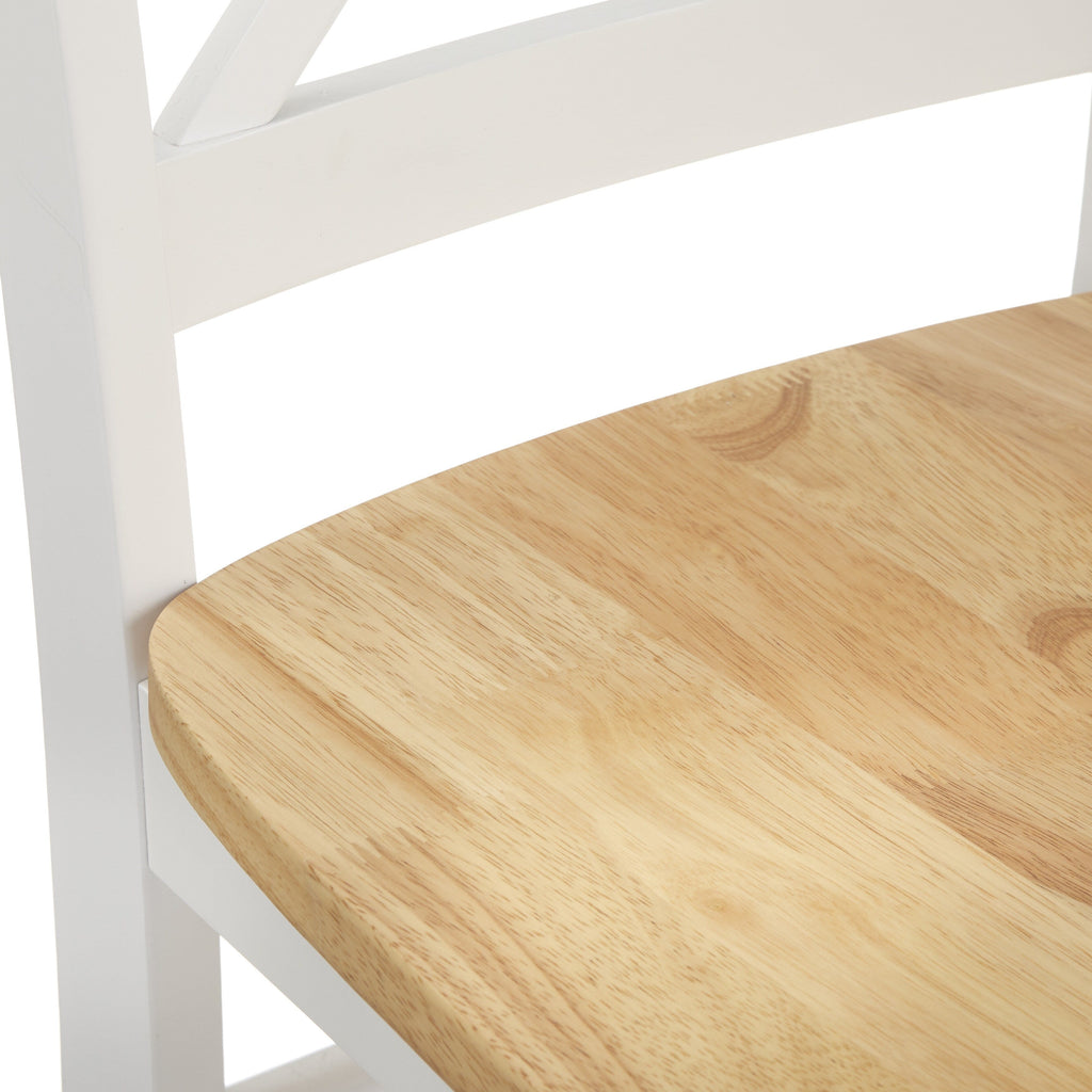 Chaises de salle à manger de style cottage de style simple (lot de 2)