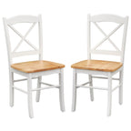 Chaises de salle à manger de style cottage de style simple (lot de 2)
