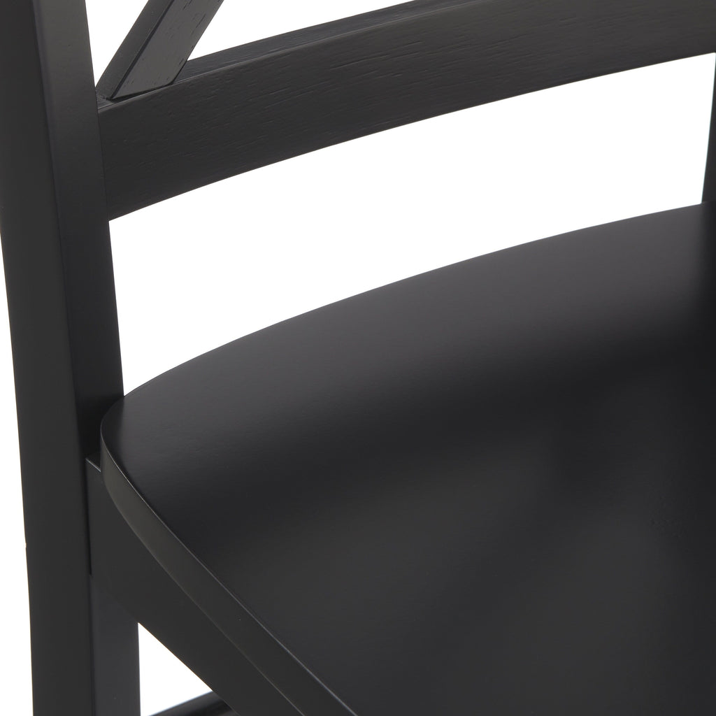 Chaises de salle à manger de style cottage de style simple (lot de 2)