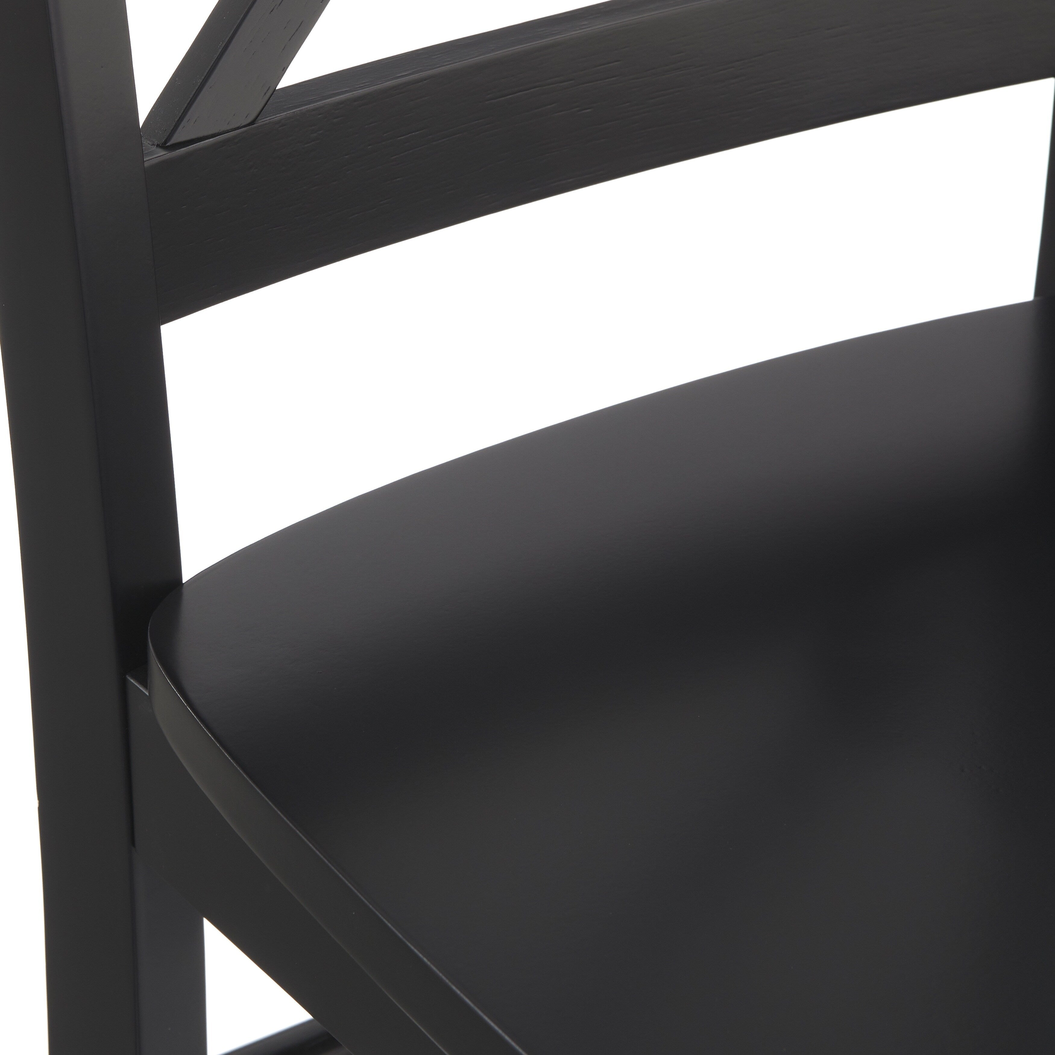 Chaises de salle à manger de style cottage de style simple (lot de 2)
