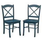 Chaises de salle à manger de style cottage de style simple (lot de 2)