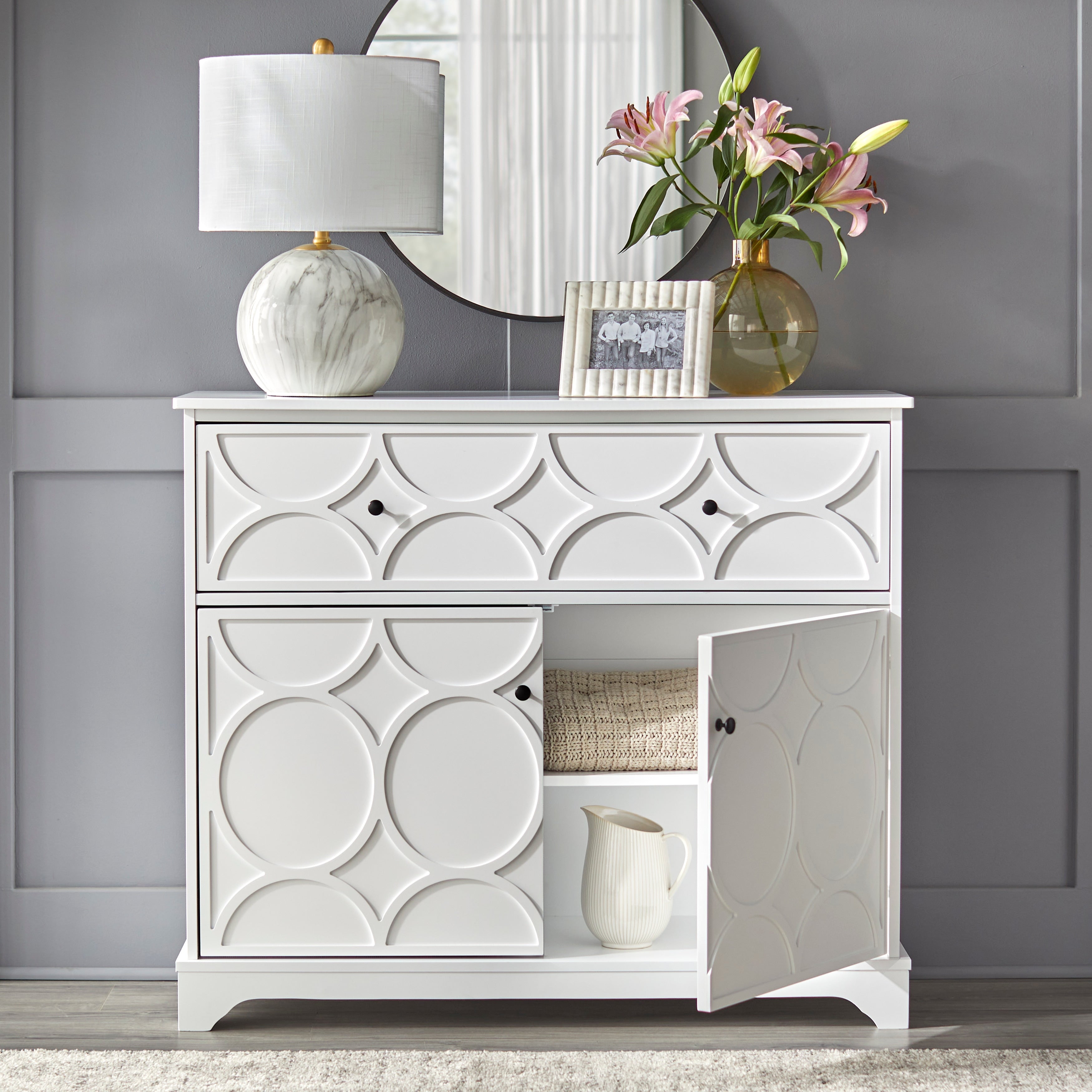 Armoire frontale circulaire Dawson Simple Living