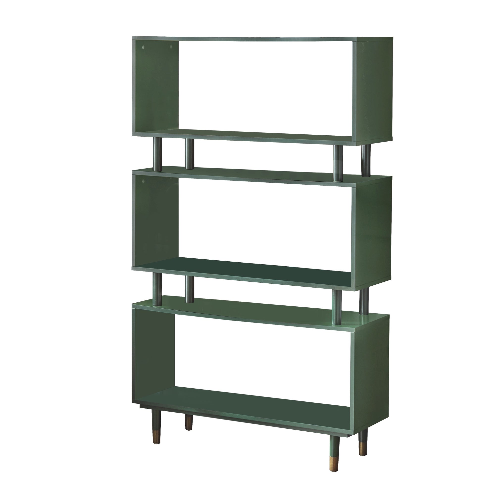 Simple Living Margo Mid-Century Modern 3-tier Bookshelf - 59.5h x 36w x 11.8d