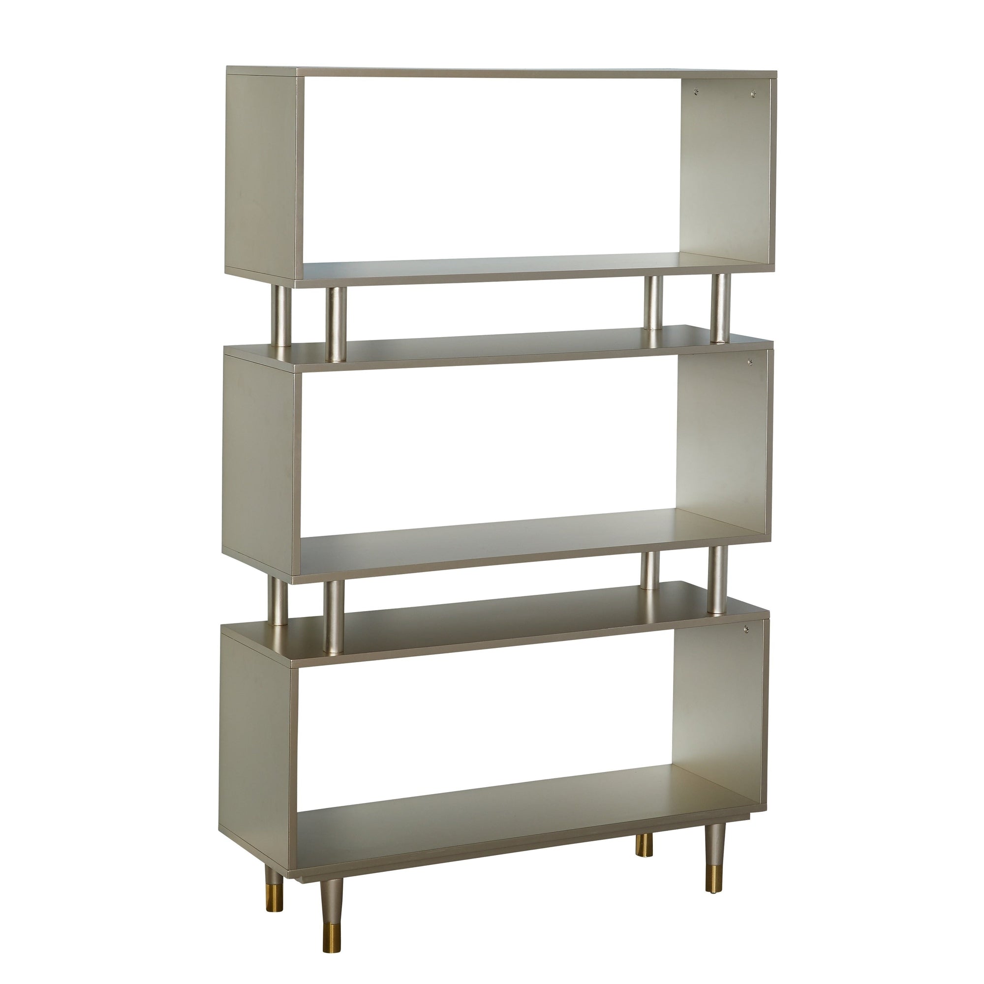 Simple Living Margo Mid-Century Modern 3-tier Bookshelf - 59.5h x 36w x 11.8d