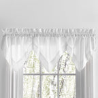 Rideaux de cuisine Simplicity Hemstitch 100 % coton avec passe-tringle - Étage, feston ou cantonnière (vendus séparément)