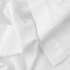 Paire de panneaux sur mesure Simplicity Hemstitch 100 % coton avec passe-tringle et embrasses ou cantonnière sur mesure