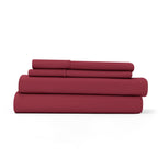 Ensemble de draps ultra-doux à poches profondes Home Collection, 4 pièces