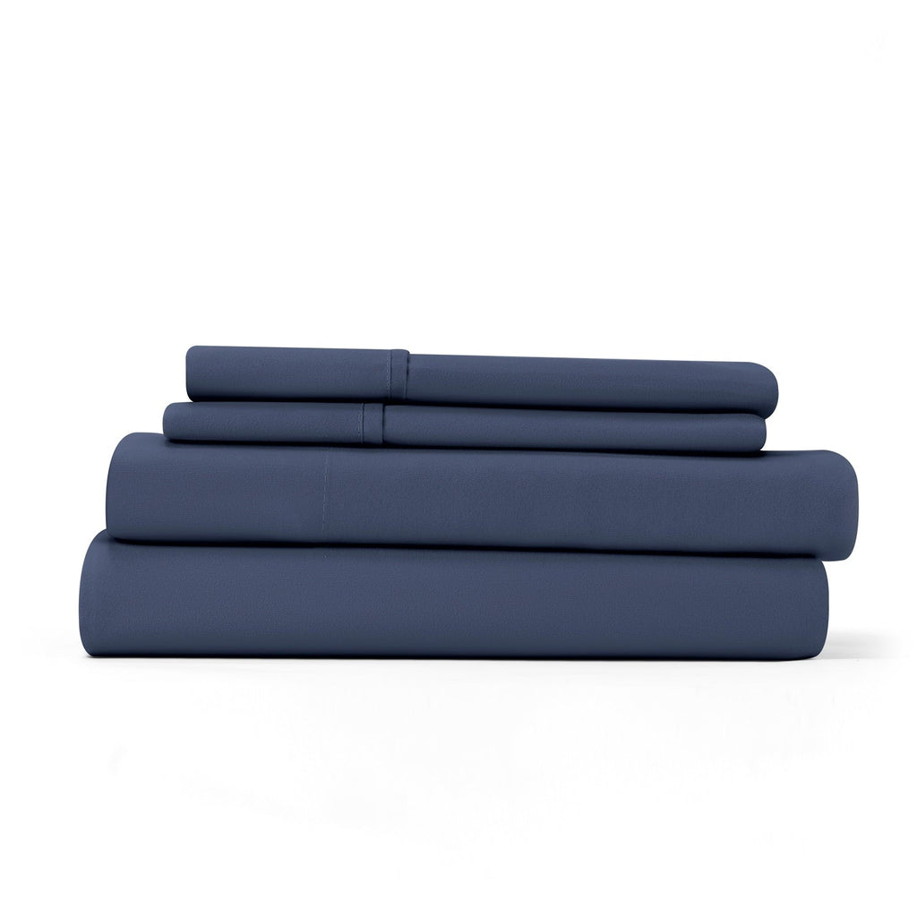 Ensemble de draps ultra-doux à poches profondes Home Collection, 4 pièces