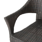 Ensemble de salle à manger d'extérieur en osier Sinclair 7 pièces par Christopher Knight Home