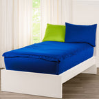 Parure de lit Siscovers bleu cobalt avec fermeture éclair