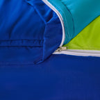 Parure de lit Siscovers bleu cobalt avec fermeture éclair