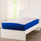 Parure de lit Siscovers bleu cobalt avec fermeture éclair