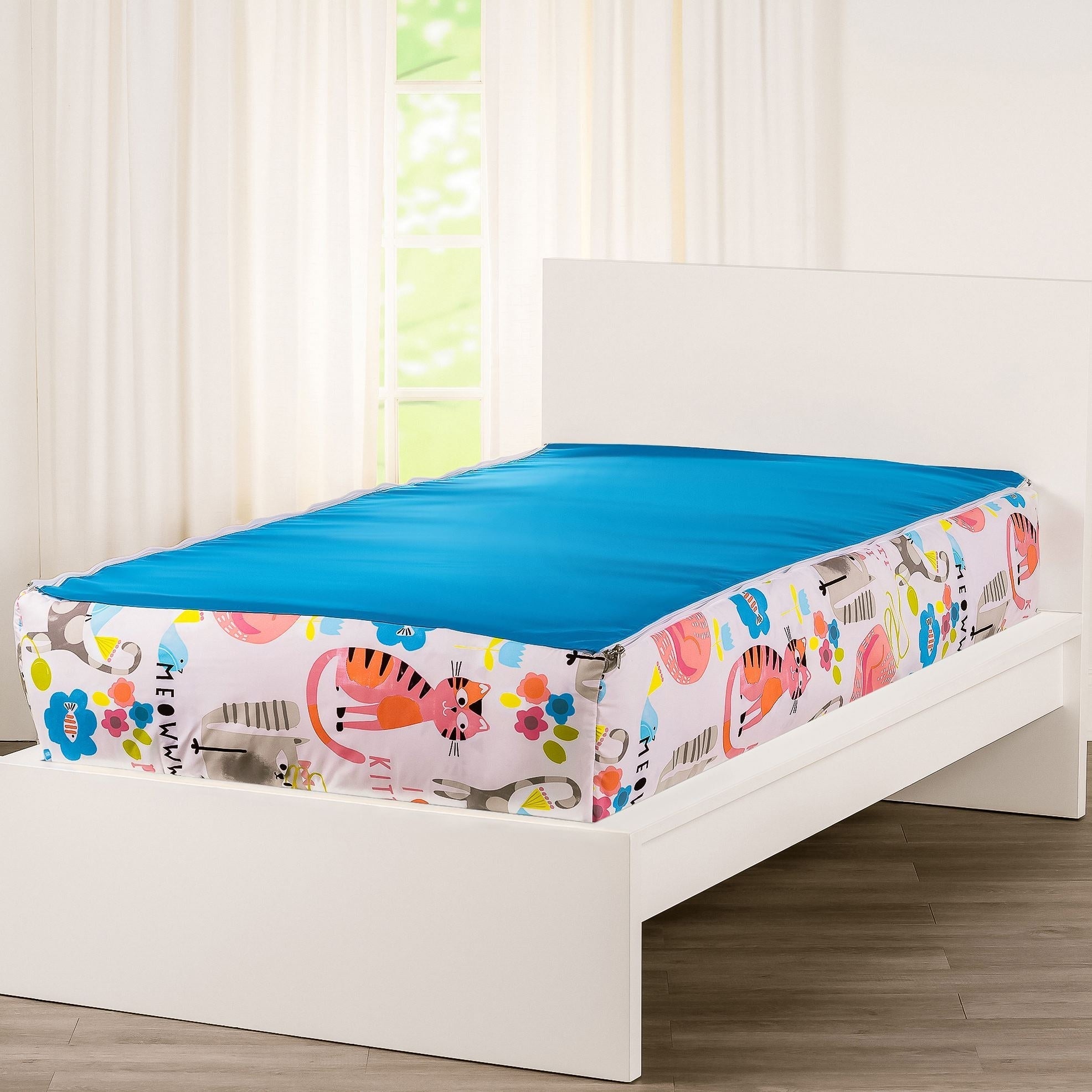 Parure de lit de luxe avec fermeture éclair Siscovers I Heart Cats Bunkie