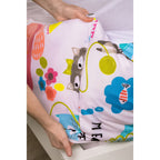 Parure de lit de luxe avec fermeture éclair Siscovers I Heart Cats Bunkie