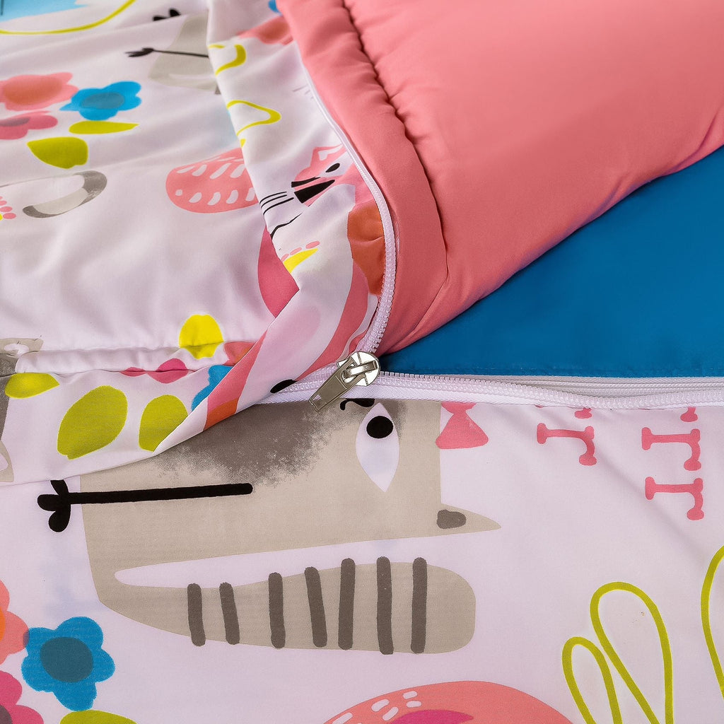 Parure de lit de luxe avec fermeture éclair Siscovers I Heart Cats Bunkie